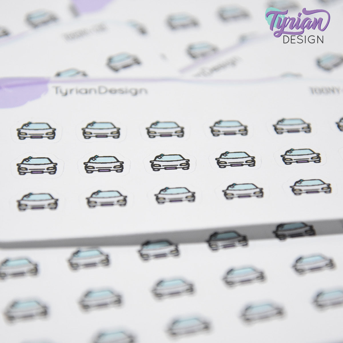 Car Stickers | 18 stickers | .42 x .34" each