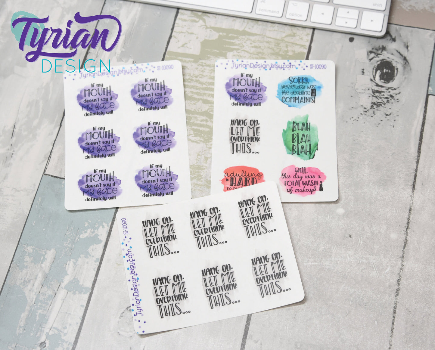 Sassy Sayings | 6 Stickers | Choose Your Favorite