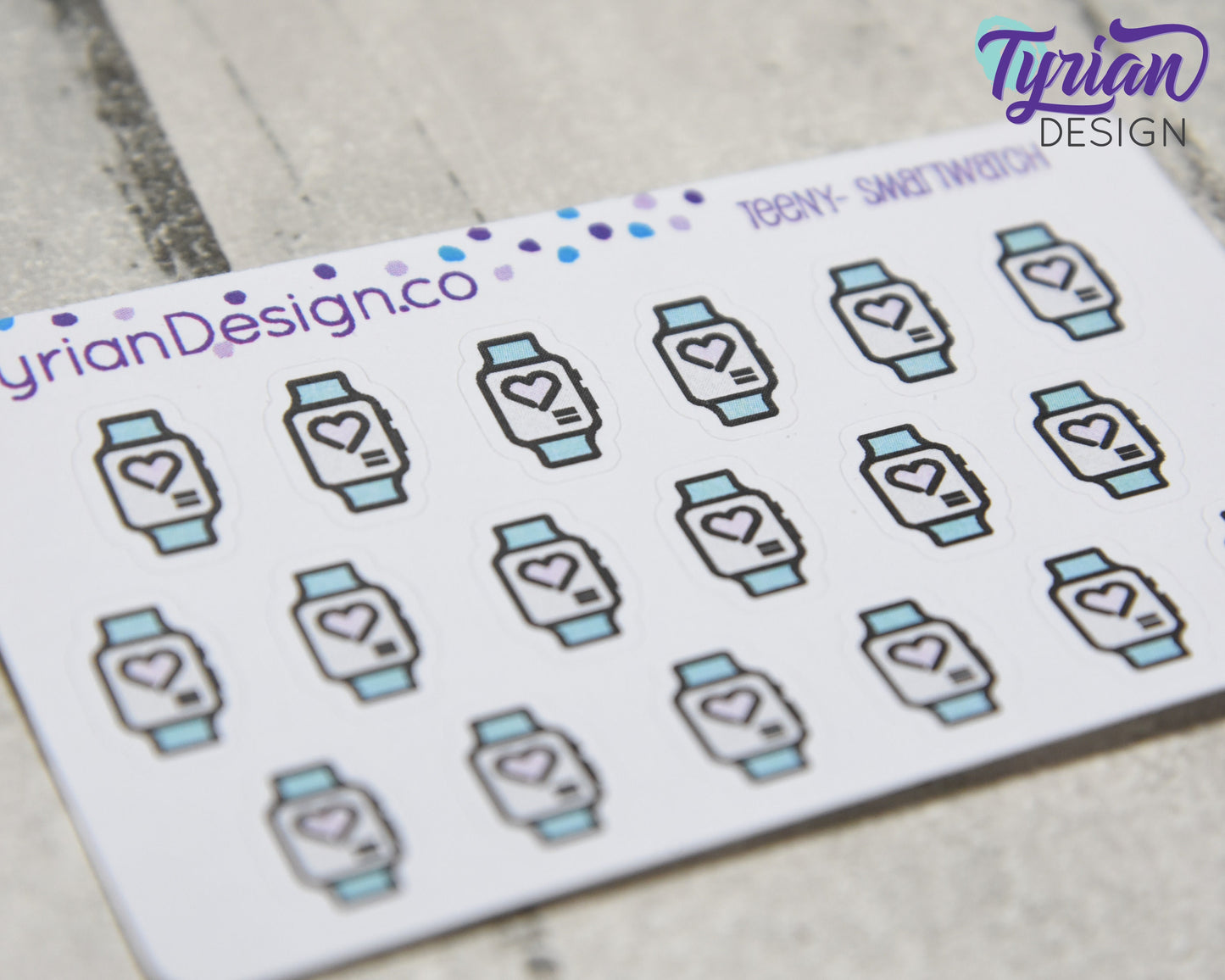 Smartwatch Stickers | Fitness watch icon sticker