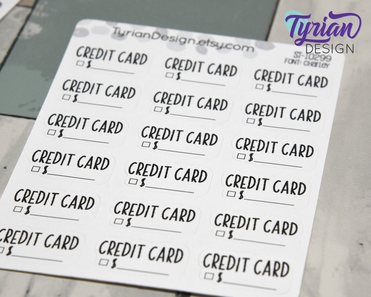 Credit Card Stickers | 18 Sticker