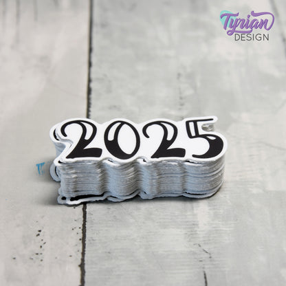2025 Sticker | 2025 Planner Sticker | Sticker is high quality weather proof vinyl | 2.5 x 1 inch