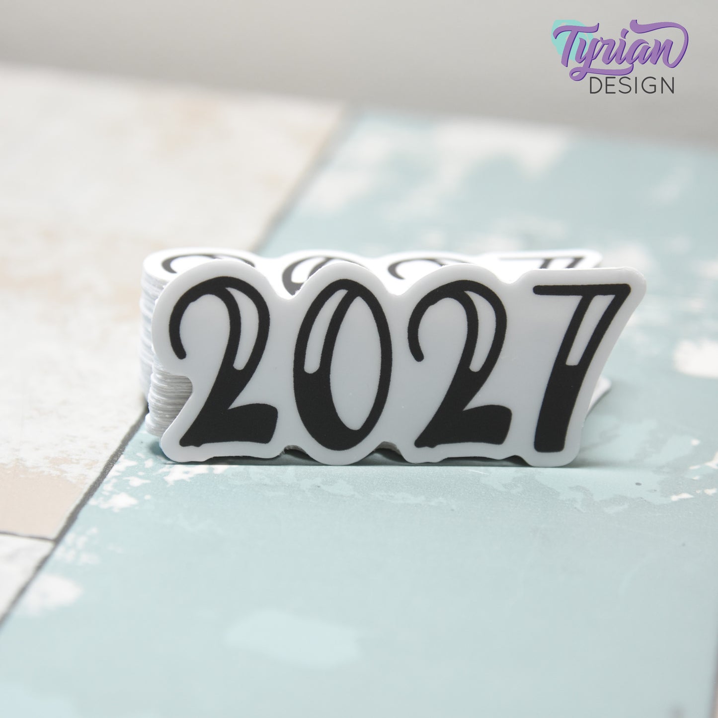 2027 Sticker | High quality weather proof vinyl | 2.5 x 1 inch