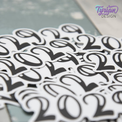 2029 Vinyl Sticker | 2.5 x 1 inch