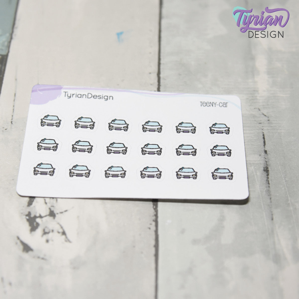 Car Stickers | 18 stickers | .42 x .34" each