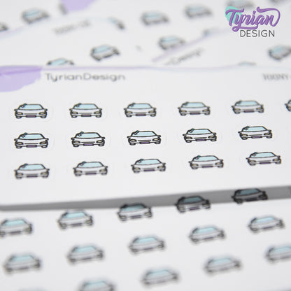 Car Stickers | 18 stickers | .42 x .34" each