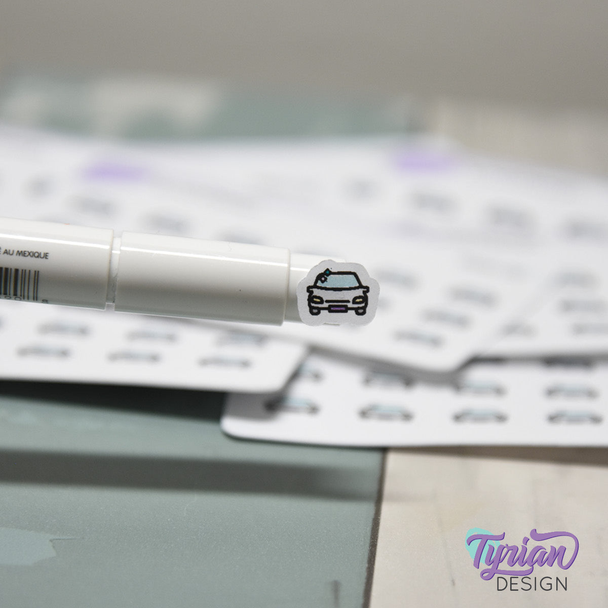 Car Stickers | 18 stickers | .42 x .34" each