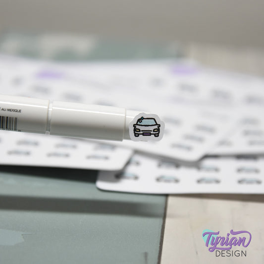 Car Stickers | 18 stickers | .42 x .34" each