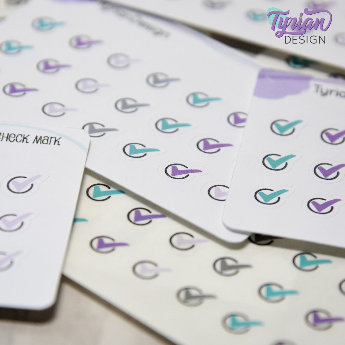 Check Mark Stickers | 21 stickers | .36 x .34" each