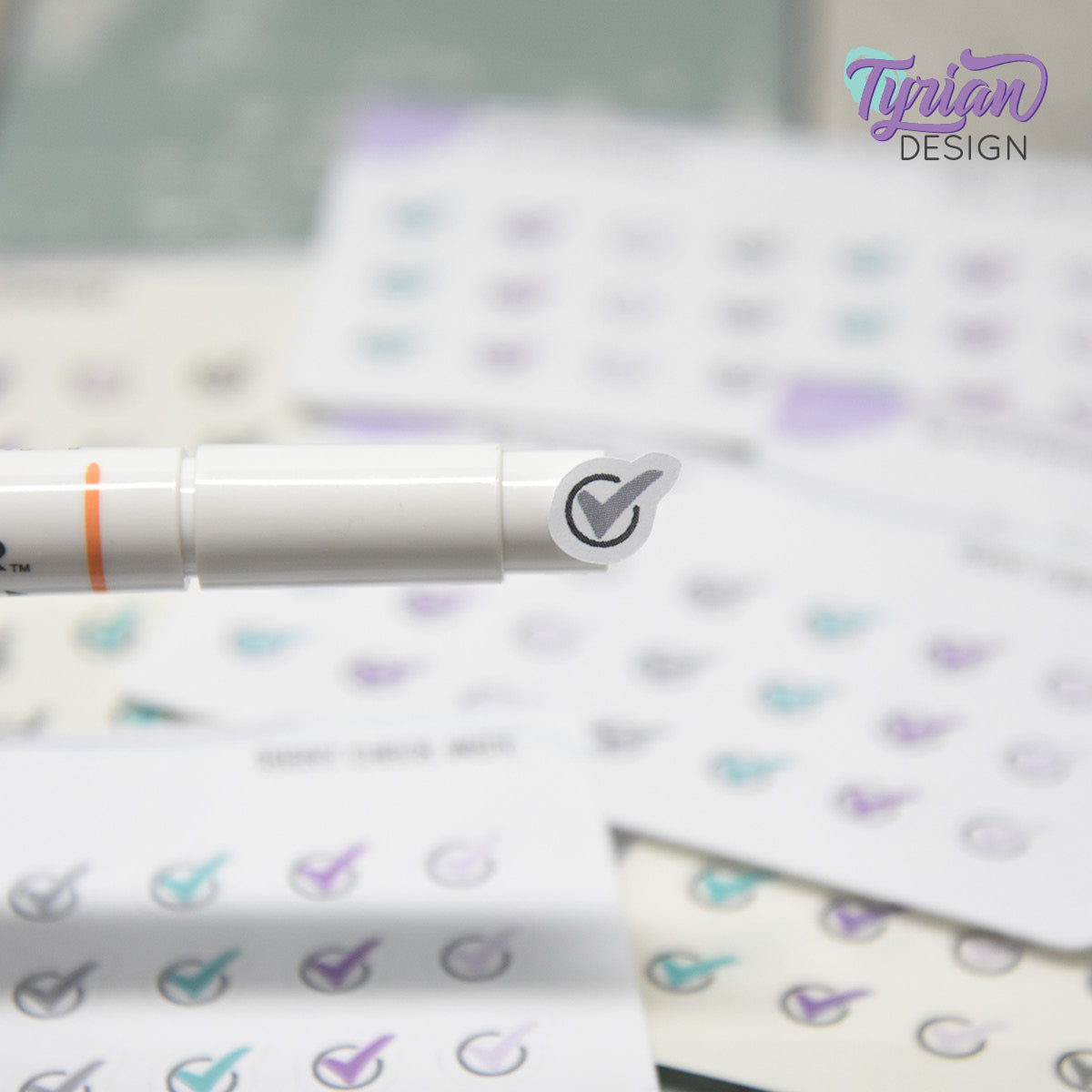 Check Mark Stickers | 21 stickers | .36 x .34" each