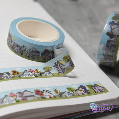 Neighborhood Houses Washi Tape | 15mm