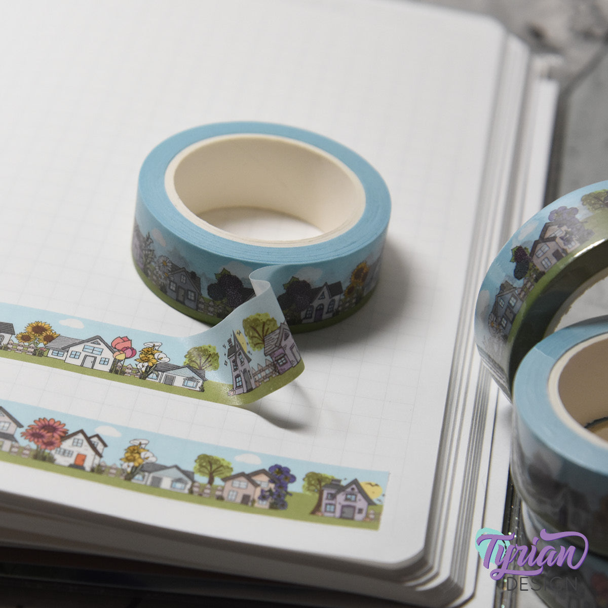 Neighborhood Houses Washi Tape | 15mm