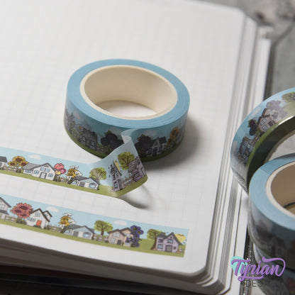 Neighborhood Houses Washi Tape | 15mm