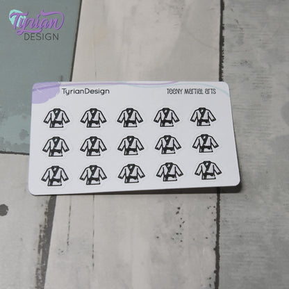 Martial Arts Stickers | 15 stickers | .53 x .46" each