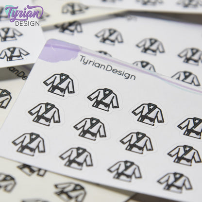 Martial Arts Stickers | 15 stickers | .53 x .46" each