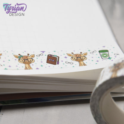 Nerd Giraffe Washi Tape | 15mm