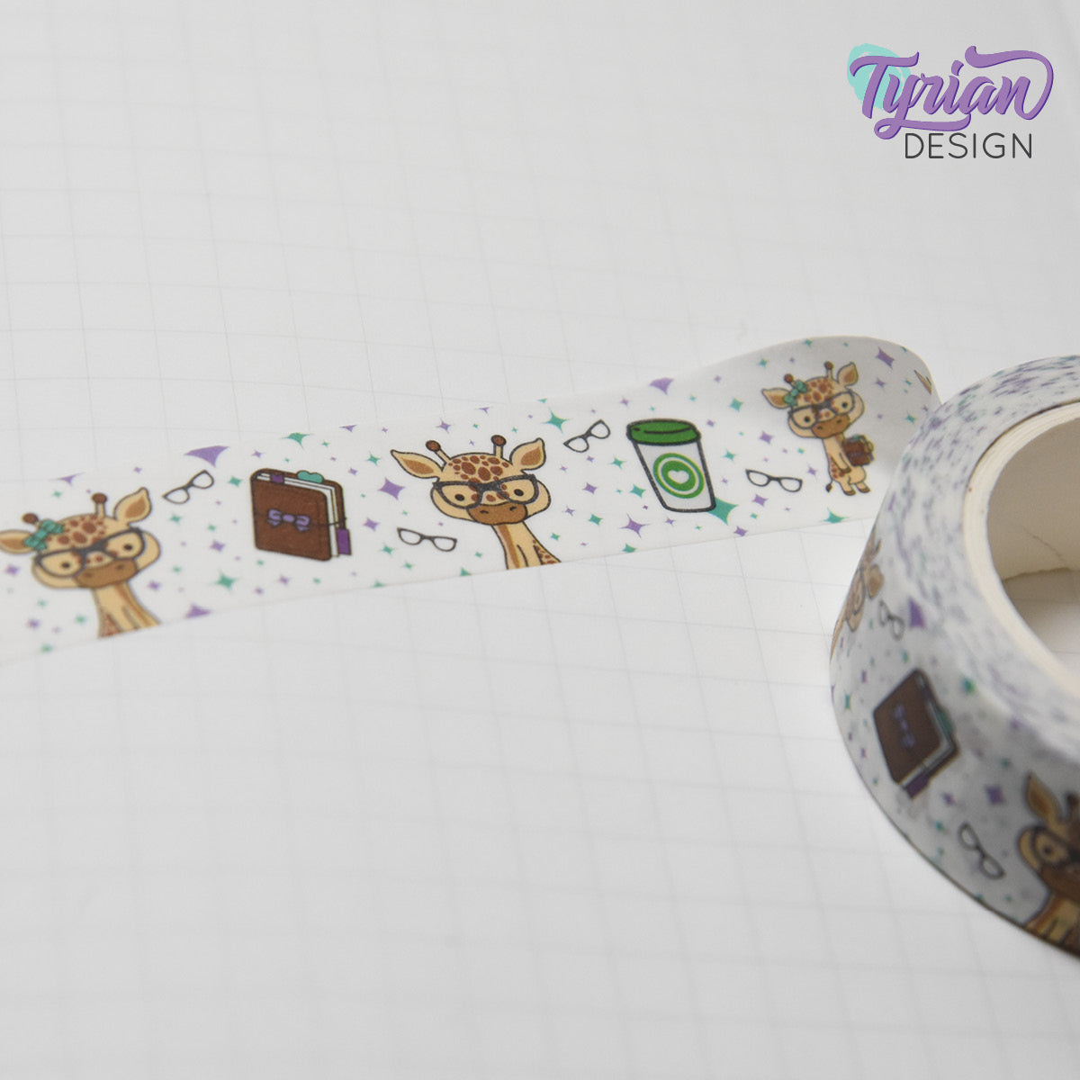 Nerd Giraffe Washi Tape | 15mm