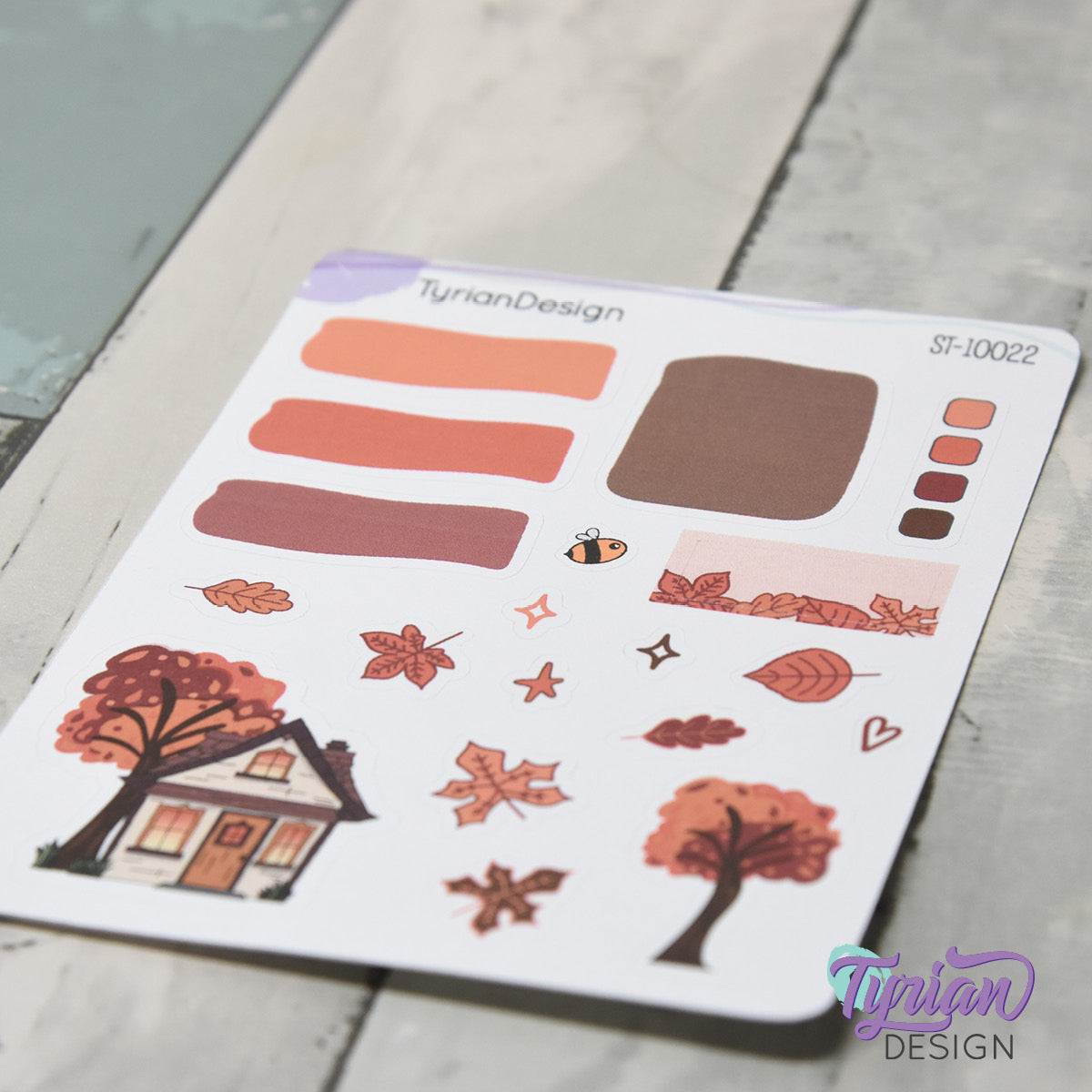 Fall Colors House Journal Stickers | 19 Stickers