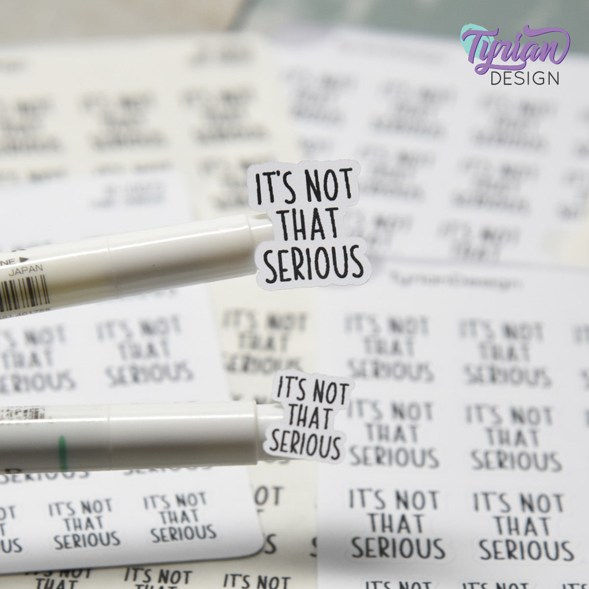 It's Not That Serious Sticker | 17 Stickers