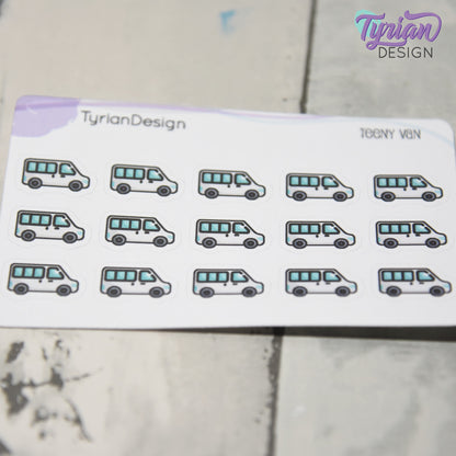 Van Transit Stickers | 15 stickers | .6 x .37" each
