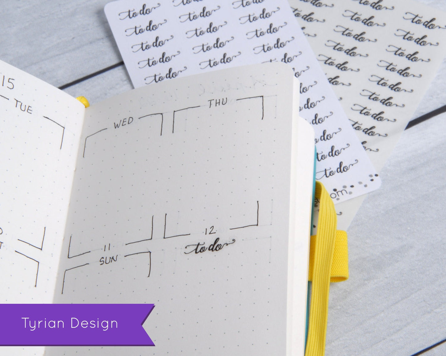 To Do Stickers | 27 Stickers | 8 x .3" each |