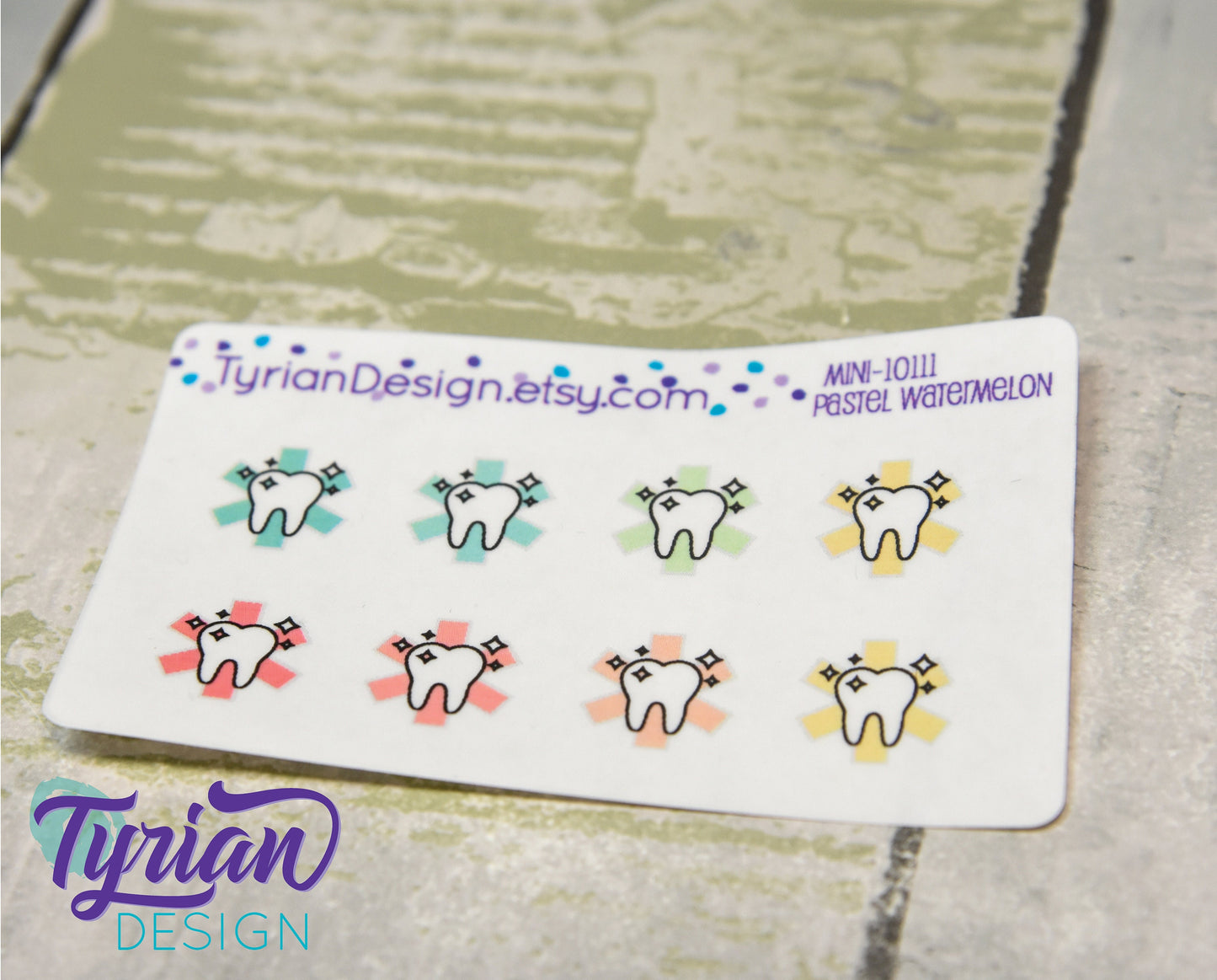 Dentist Icon, Tooth Stickers. Different color options.Adulting is hard use stickers for Planners, journals and calendars mini sticker sheet