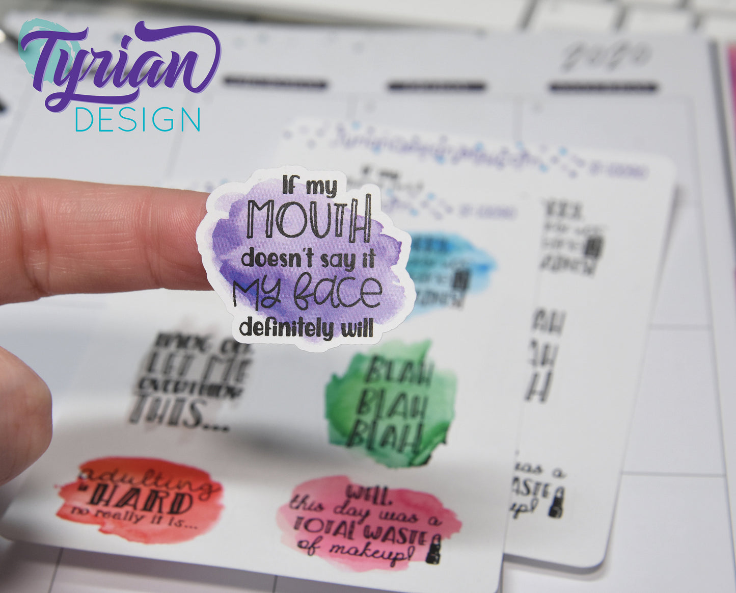 Sassy Sayings | 6 Stickers | Choose Your Favorite