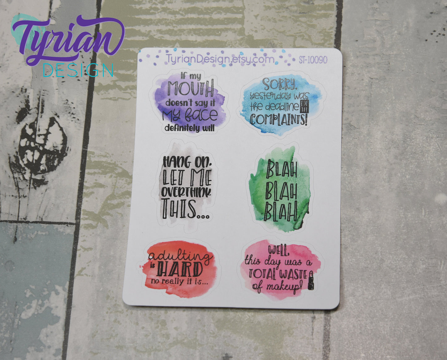 Sassy Sayings | 6 Stickers | Choose Your Favorite