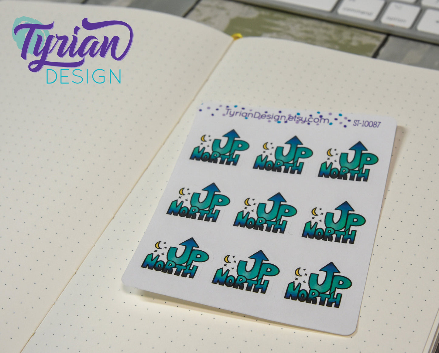 Up North Sticker | Big - 9 Stickers | Small - 16 Stickers