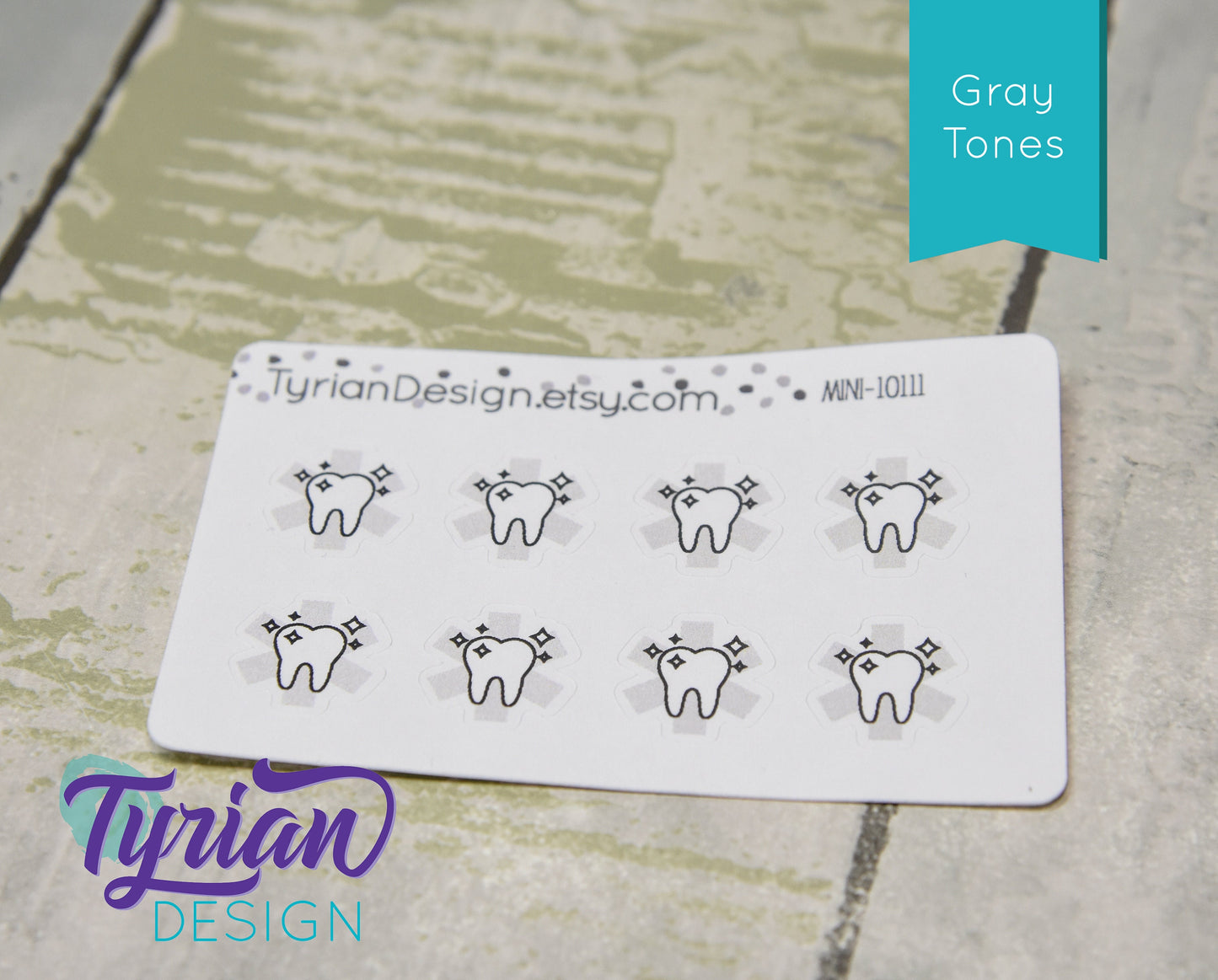 Dentist Icon, Tooth Stickers. Different color options.Adulting is hard use stickers for Planners, journals and calendars mini sticker sheet