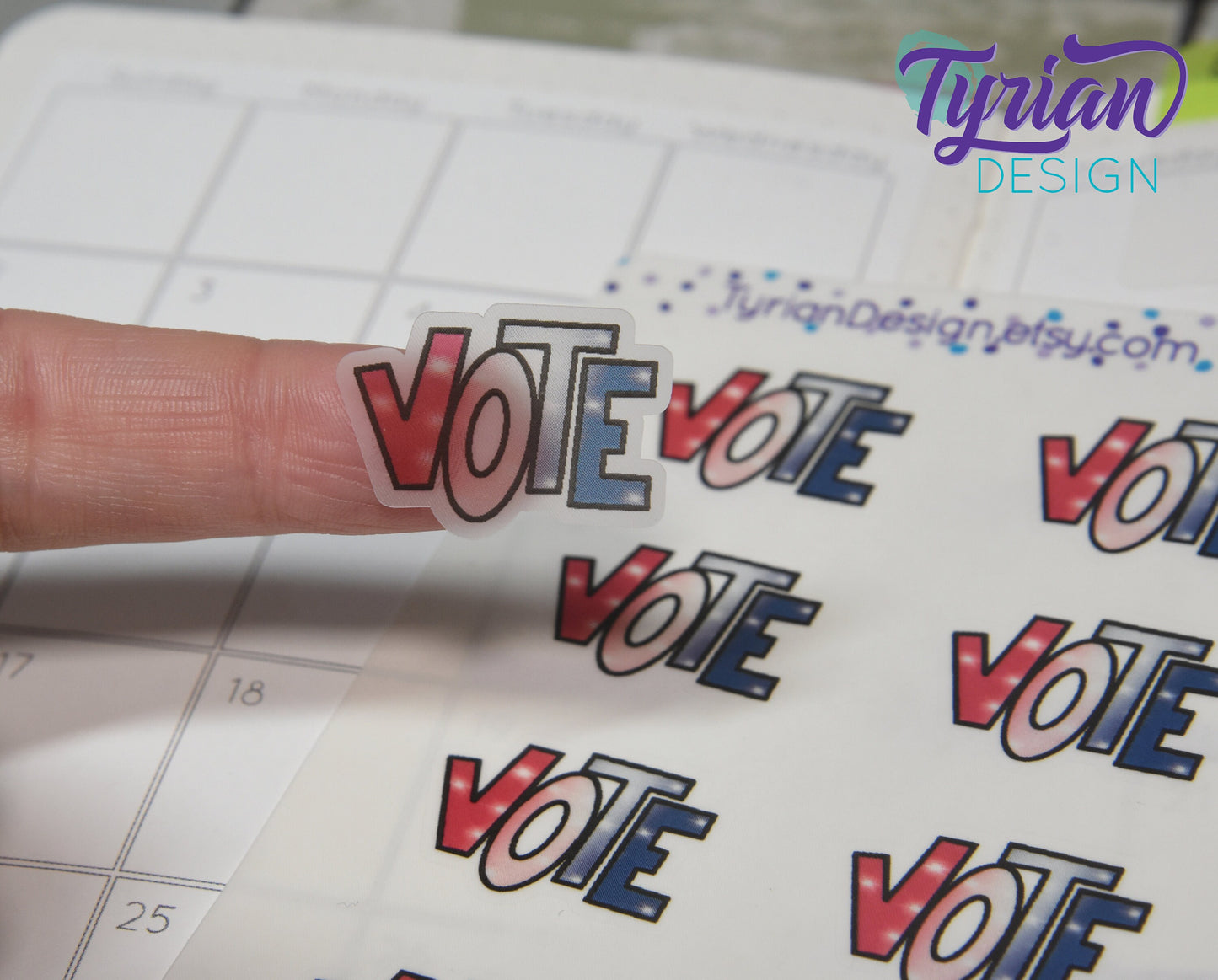 Vote stickers |  8 Stickers | .75 x 1" each
