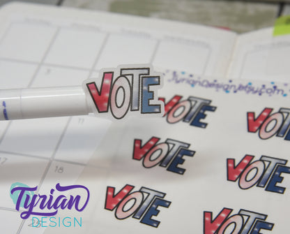 Vote stickers |  8 Stickers | .75 x 1" each