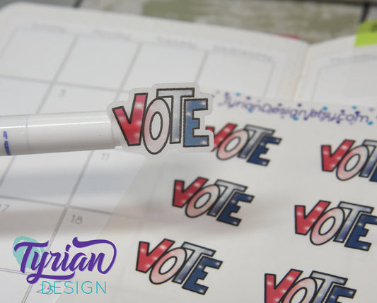 Vote stickers |  8 Stickers | .75 x 1" each