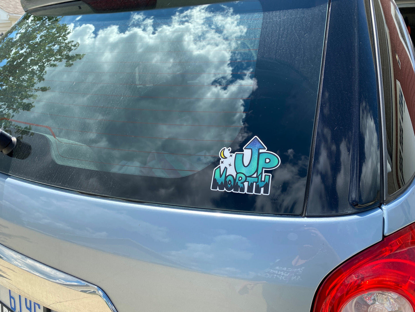 Up North Vinyl Sticker(Big) | 4 x 3.8" each