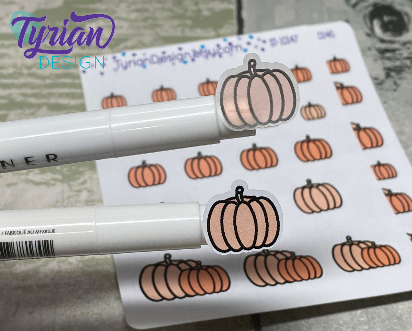 Pumpkin Stickers | 20 Stickers