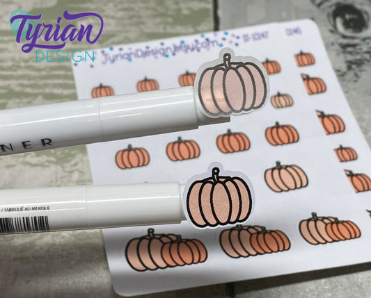 Pumpkin Stickers | 20 Stickers