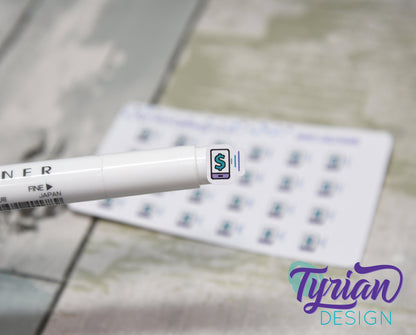 Cell Phone Stickers | 24 stickers | .4 x.4" each