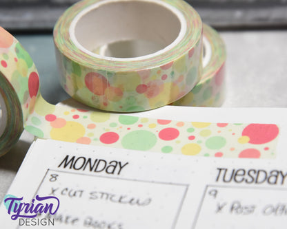 Pastel Watermelon Dot Washi Tape | 15mm