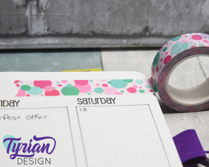 Summer Vibes Dots Washi Tape | 15mm