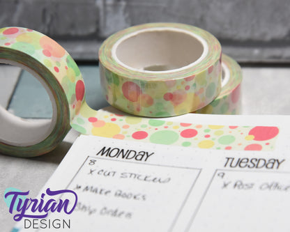 Pastel Watermelon Dot Washi Tape | 15mm