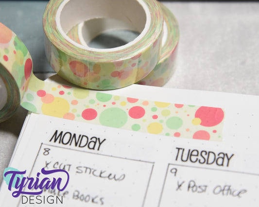 Pastel Watermelon Dot Washi Tape | 15mm