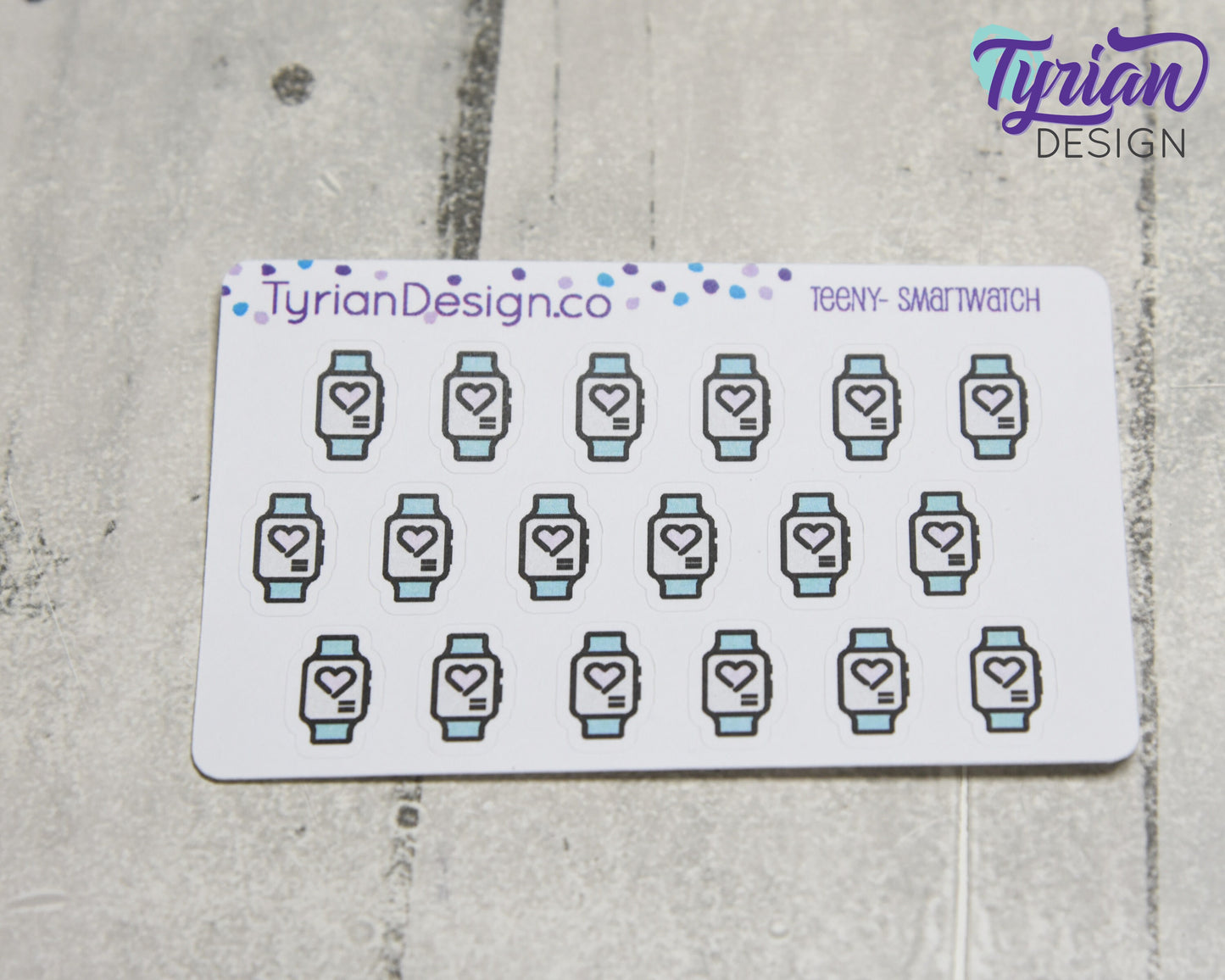 Smartwatch Stickers | Fitness watch icon sticker