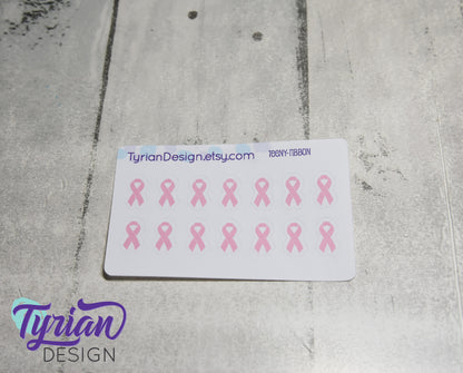 Mini Awareness Ribbon | 14 Stickers | .33" x .57"each