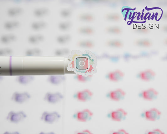 Social Media Icon Stickers | Different color options | IG stickers | Insta stickers Great for Planners, journals and calendars