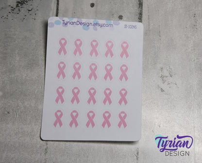 Awareness Ribbon Stickers | Color Ribbon stickers | Great for tracking stickers Great for Planners, journals and calendars