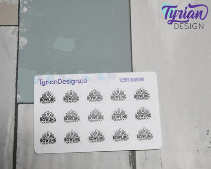 Bowling Stickers | Icon Sticker