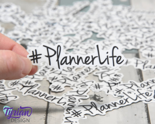 Planner Life Vinyl Sticker | 3 x 1 inch