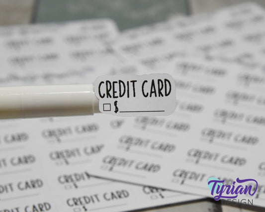 Credit Card Stickers | 18 Sticker
