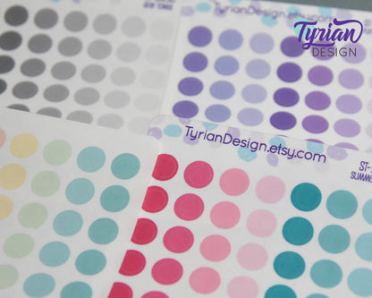 7mm Dot stickers | 56 Stickers