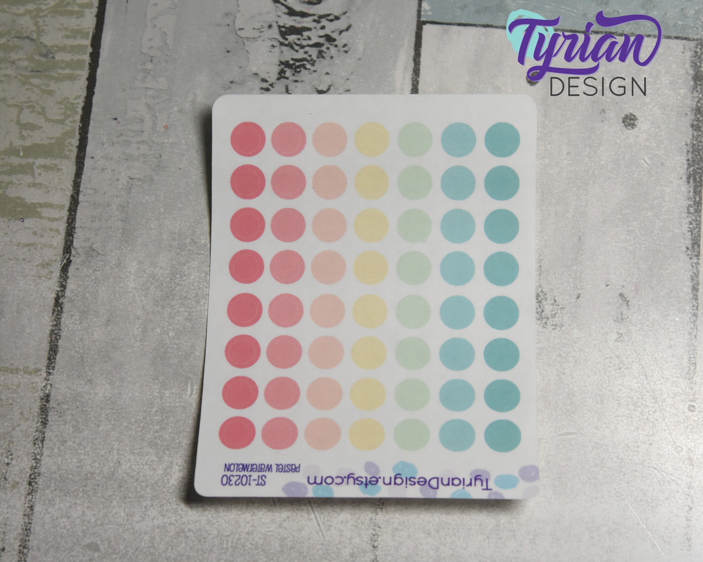 7mm Dot stickers | 56 Stickers