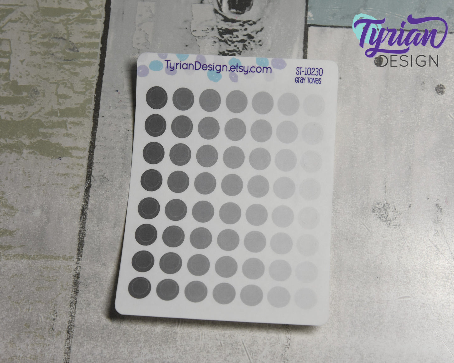 7mm Dot stickers | 56 Stickers | Various Colors